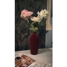 3Dikili Design Modern Dekoratif Vazo - 3D Baskı Tasarım Obje - Salon ve Ofis Için Estetik Biblo - [25 Yükseklik] cm