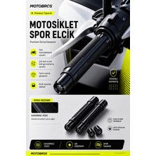 Motobros Motosiklet Barracuda Siyah Spor Elcik Motor Elcik Motor El Koruma