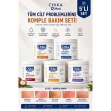 Chika Med + Tüm Bakım Seti – 5’li Komple Cilt Bakım Seti | Yoğun Nem, Onarım & Aydınlık Etki