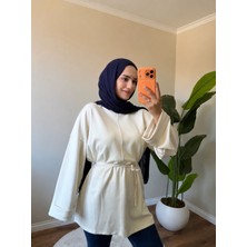 Gamze Özkurt Kuşaklı Basic Tunik