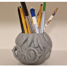 3D Baskı Zamanı Harry Potter Gözlüklü Karakter Tasarım Kalemlik - Dekoratif Masaüstü Ofis Organizeri