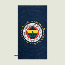 Taç Lisanslı Fenerbahçe Palamut Microfiber Plaj Havlusu