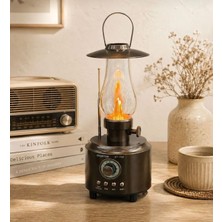 Everton RT-766 Nostaljik Gaz Lambası Tasarım Bluetooth Hoparlör Şarjlı Gazlı Fener Görünümlü Radyo Müzik Çalar