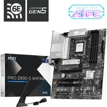 MSI Msı MB Pro Z890-S WIFI6E Soket 1851 Ddr5 8800MHZ(OC) USB 20GBPS 3xm.2 HDMI Dp 2.5g Lan Wıfı 6e Atx