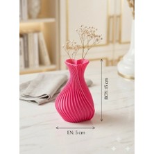 3D Oyuncak Dünyası Modern Tasarım 3D Baskı Dekoratif Vazo - Kalp Formlu