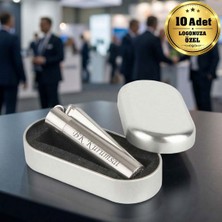 UltraMint Özel Tasarımlı 10 Adet Metal Silver Clipper Çakmak Seti