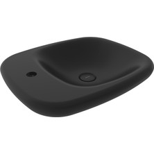 Bocchi Fenice Çanak Lavabo 54 cm Mat Siyah