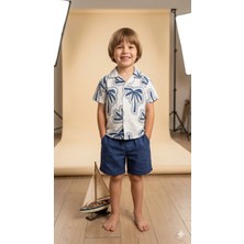 Name Baby & Kids Erkek Çocuk Palmiyeli Müslün Takım JAB-13580