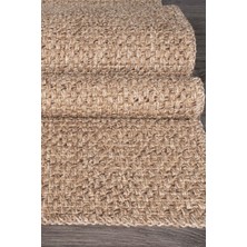 Konfor Halı Naturel Jüt Halı Modern Örme Kilim RUSTICANA_3101