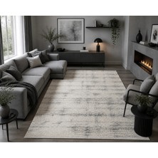 Hoom Rugs Sembol 2911 Gri Akrilik Dayanıklı Makine Halısı