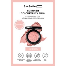 M.A.C Skinfinish Colourstruck Blush 12 Saate Kadar Kalıcı, Yüksek Pigmentli Pudra Allık - Babygirl