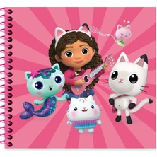 Keskin Color Gabby'nin Hayal Evi 16*15 50 Yp. Çiz. Spiralli Sert Kapak Defter - Pembe