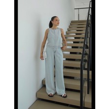 Aida Fashion Tensel Kumaş Denim Takım