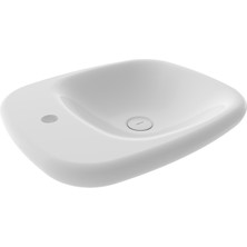Bocchi Fenice Çanak Lavabo 54 cm Parlak Beyaz