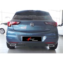Tuning Vadisi Astra K Hb Sport Arka Difüzör Boyasız Egzoz Uçlu Egzoz Görünümlü 2015 2020 Arası