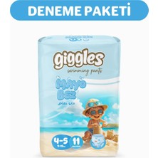Giggles Külotlu Mayo Bebek Bezi Sıvı Geçirmez 4-5 Numara 9-15 kg 2 Paket 22 Adet