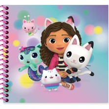 Keskin Color Gabby'nin Hayal Evi 16*15 50 Yp. Çiz. Spiralli Sert Kapak Defter - Mavi