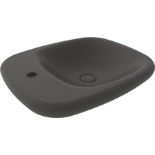 Bocchi Fenice Çanak Lavabo 54 cm Mat Antrasit