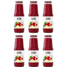Sade Organik Kızılcık Suyu 6X1000 ml 6\'lı Paket
