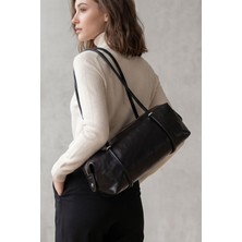 Vivazzaluxe Cylindre Model Kadın Deri El & Kol & Omuz Çanta