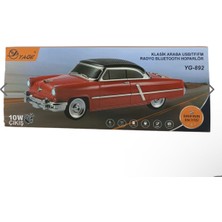 Yage Klasik Araba Tasarımlı Bluetooth Hoparlör - YG-892 Nostaljik Fm/tf/usb Destekli Şarjlı Radyo