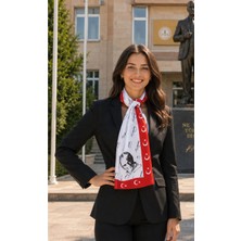 Tarzını Seç Atatürk Imzalı Atkı / Şal / Fular 120X34 cm