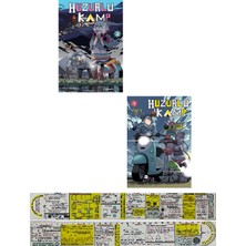 Kayıp Kıta Yayınları Huzurlu Kamp 2-3. Ciltler Manga Seti (Manga Ayracı ve Özel Cetvel Hediyeli)