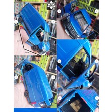 Oyuncak Sahili Mercedes Benz Sprinter Minibüs Diecast Koleksiyon Metal 4 Kapı Açılır Diecast Mavi