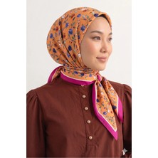 Tarzını Seç Pembe Gül Fular / Bandana / Aksesuar / Eşarp 90X90 cm