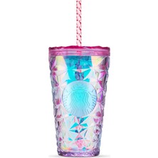 Starbucks® 11182390 Parlak Frambuaz Termos 473ML Plastik Malzemeden Üretilmiş Şık ve Modern Model