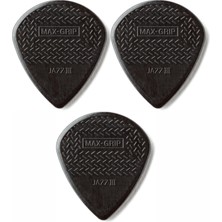 Jim Dunlop 471R3S Max-Grip Jazz Iıı Black Stiffo Pena