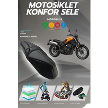 Motobros Honda cl 250 Uyumlu Konfor Sele Kılıfı Visco Sünger (Yırtılmaya Dayanıklı)