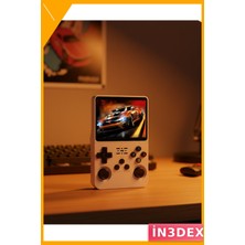 İn3dex El Tipi Retro Oyun Konsolu 3.5 Inç Hd Ekran Taşınabilir 64 Bit
