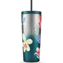Starbucks® Tropikal Camgöbeği Çelik Soğuk Içecek Bardağı - 591ML - 11182314
