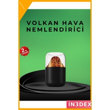 İn3dex Aromaterapi Nemlendirici Cihaz Volkanik Tasarım Hava Nemlendirme