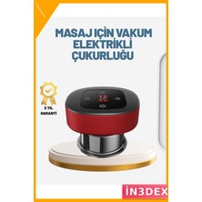 İn3dex Elektrikli Vakumlu Masaj Cihazı Ağrı Giderici Kupa Terapi