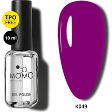 Momo Professional Kalıcı Oje K049, Eflatun, 10 ml