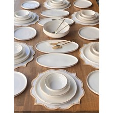 Rossev Yemek Takımı Modern Gold 40 Parça 6 Kişilik