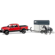 Bruder Ram 2500 Pickup ve Atıyla Beraber Nakil Römorku BR02501