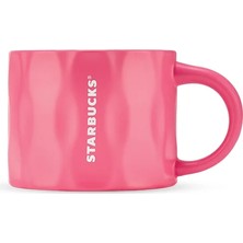 Starbucks® Dalgalı Frambuaz Renkli Sermik Kupa - 355ML - 11182305