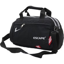 Escape 111 Polyester Kumaş Mini Seyahat Çantası / Spor Çanta Siyah