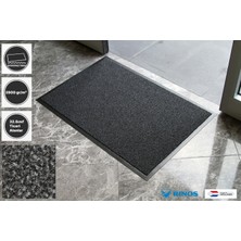 Dekoset Home Nubia Ticari Işyeri Paspası Okul Paspası Nem Toz Alıcı ve Çamur Sıyırıcılı Fırçalı Halı Paspas Polyamide Ip Pvc Kaymaz Taban