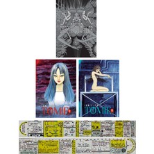 Kayıp Kıta Yayınları Junji Ito 3 Kitap Set / Çarpık Dünyalar - Tomie 1-2 (Manga Ayracı ve Özel Cetvel Hediyeli)