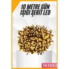 İn3dex Gün Işığı LED Işık 10 Metre 100 Ampüllü Dekoratif Aydınlatma