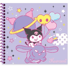 Keskin Color Kuromi 16*15 50 Yp. Çiz. Spiralli Sert Kapak Defter - No:3