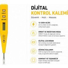 Nealdin Dijital Kontrol Kalemi | Ekranlı Voltaj Test Cihazı
