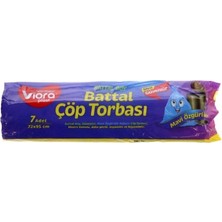 Viora Vıora Cop Torbası Mavı Ozgurluk Battal Boy 72X95CM