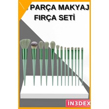 İn3dex 13 Parça Makyaj Fırça Seti Yumuşak Uçlu Far ve Allık Fırçası
