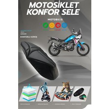 Motobros Konfor Sele Kılıfı Visco Sünger Yırtılmaya Dayanıklı CF Moto 450 mt Uyumlu