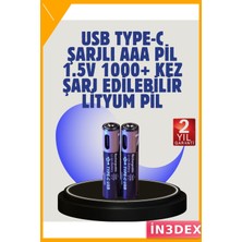 İn3dex Aaa Lityum Pil Korumalı Güvenlik Sistemi Uzun Ömürlü